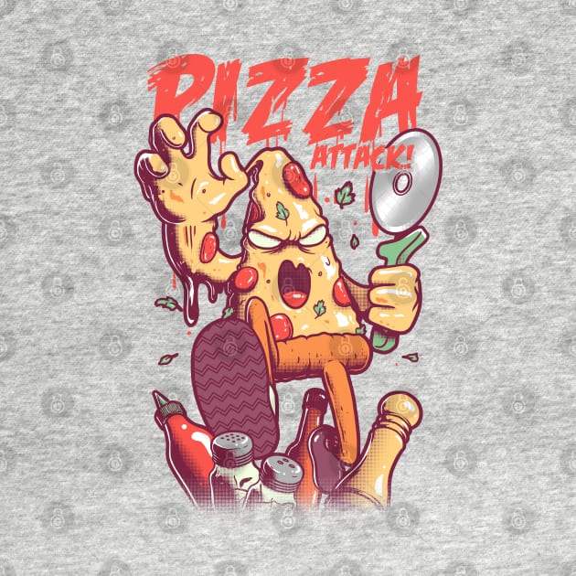 Pizza Attack by wehkid